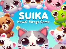 Suika Kawaii Cat Merge game
